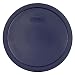 Pyrex Blue Plastic Lid Fit 10 Cup Round Glass Dishes