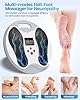 Dancespot Medic Circulation Machine Blood Booster for Feet and Legs, EMS Foot Massagers for Pain and Circulation Stimulator Electric Foot Massage Machine with 4 TENS Pads Muscle Neuropathy Pain Relief