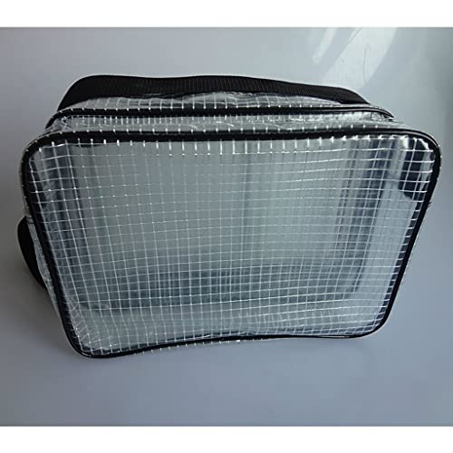 Anti-Static Clear PVC Bag Cleanroom Engineer Tool Bag Crossbody Messenger, Transparent4