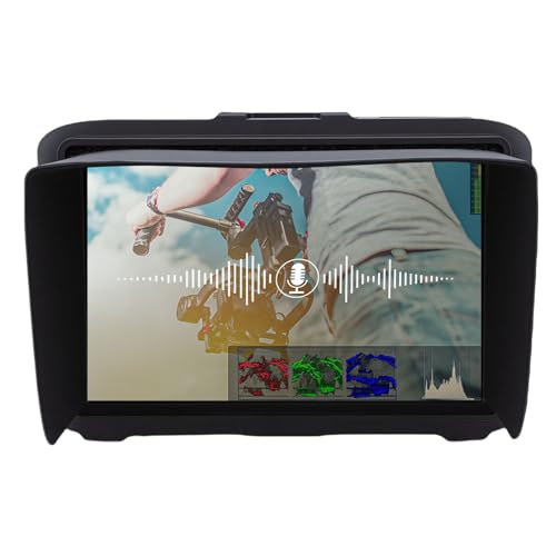 Pantalla de cámara 4K HD Jiawu de 7 pulgadas con control de sonido