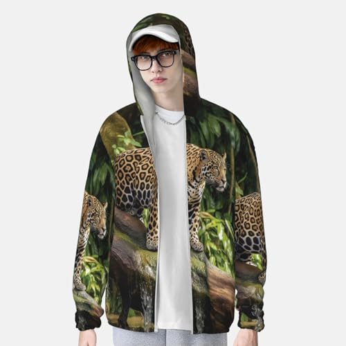 Chaqueta para hombre con protección solar UPF 50+ y capucha miniatura 3