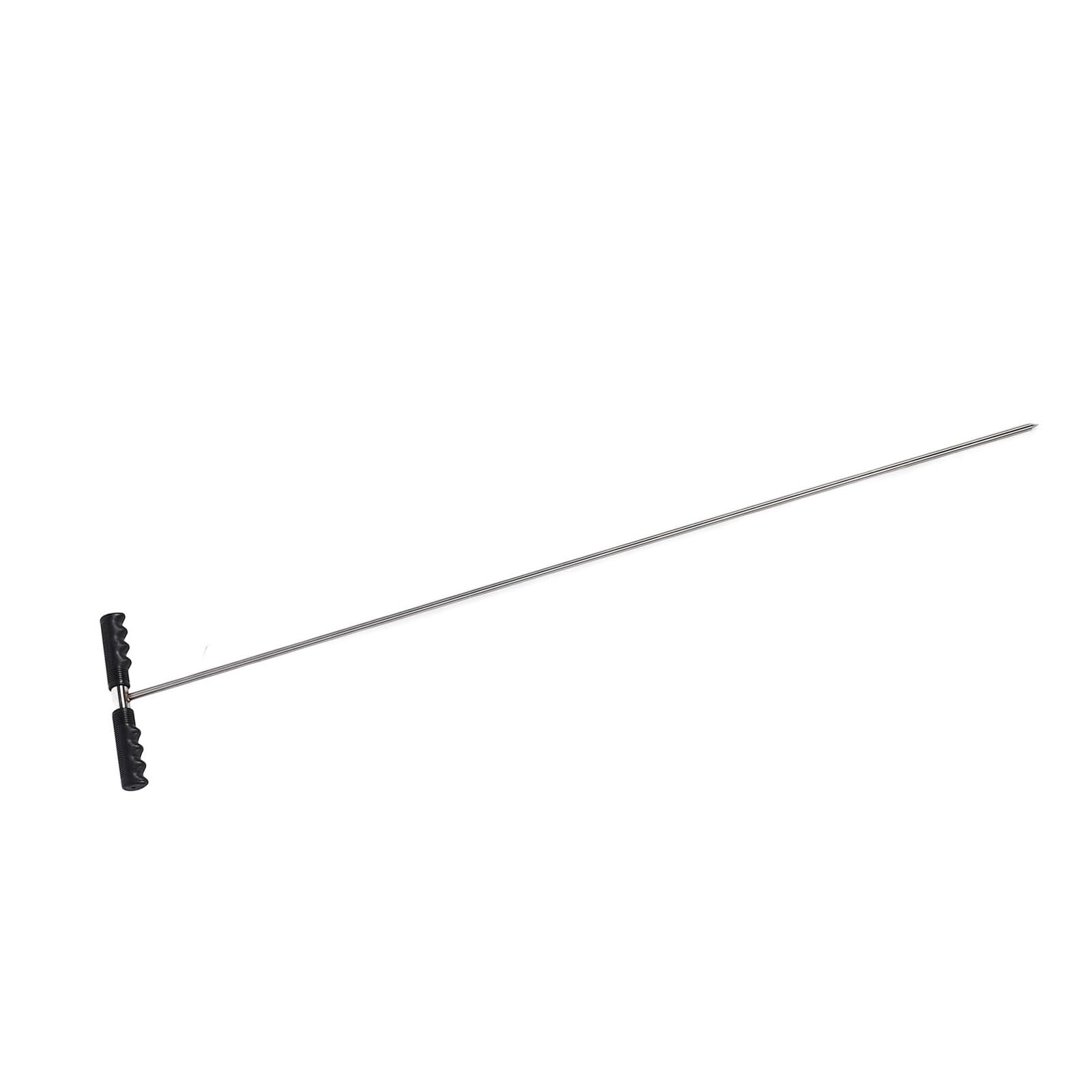 Bodensonde aus Edelstahl |32 bis 48 Zoll verstellbarer Stab zur Lokalisierung von Kläranlagen/Erdrohren/Versorgungsleitungen |Robuste Erdsonde mit durchdringender Spitze