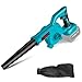 Produktbild ONEVAN Akku Gebläse für Makita 18V, Bürstenlos 2-IN-1 Staubgebläse und Staubsauger mit Staubbeutel, 6-Gang 360m³/h Luftgebläse Akku Bläser zum Entfernen von Holzstaub, Abblasen von Schmutz (ohne Akku)