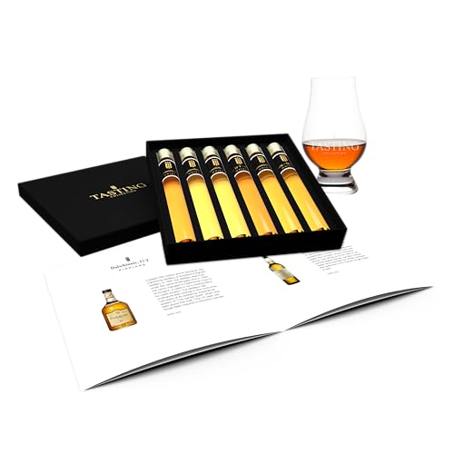 Scotch Single Malt Whisky Tasting Probierset 6 Fläschchen Verkostung im Geschenkset Satz 2