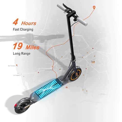 NAVIC Electric Scooter for Adults,Top Speed 19/22 MPH,Range 19/22/28 Miles,8.5”/10" Tires,E-Scooter with Dual Suspension for Commuting, APP Control - Image 4