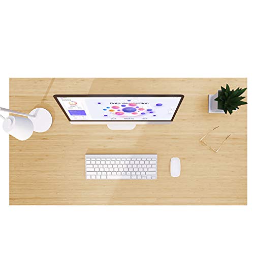 WORLDLIFT Height Adjustable Electric Standing Desk Top, 48 x 24 inch Universal Solid One-Piece Table Top for Standard and Sit to Stand Home and Office Desk Frames, Maple
