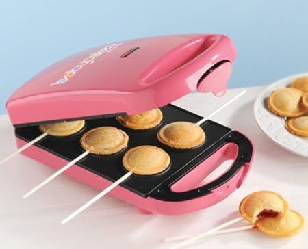 Pink Babycakes Pie Pop Maker that Makes 6 Pie Pops or Small Pies or Ravioli