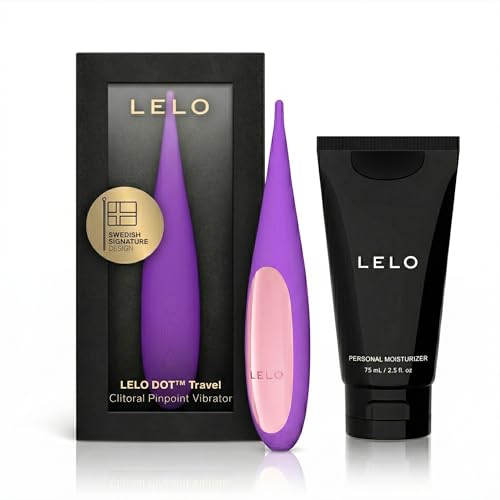 LELO Bundle Plaisir Nomade masseur de précision rechargeable et gel intime hydratant
