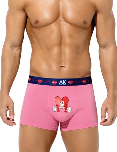 Arjen Kroos Men's Valentines Funny Novelty Underwear Trunks Sexy Cotton Boxer Briefs for Men 1 Pack
