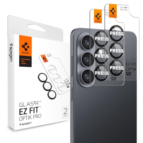 Spigen Camera Lens Screen Protector [GlasTR EZ Fit Optik Pro] Designed for Galaxy S26 [Case Friendly][2 Pack]