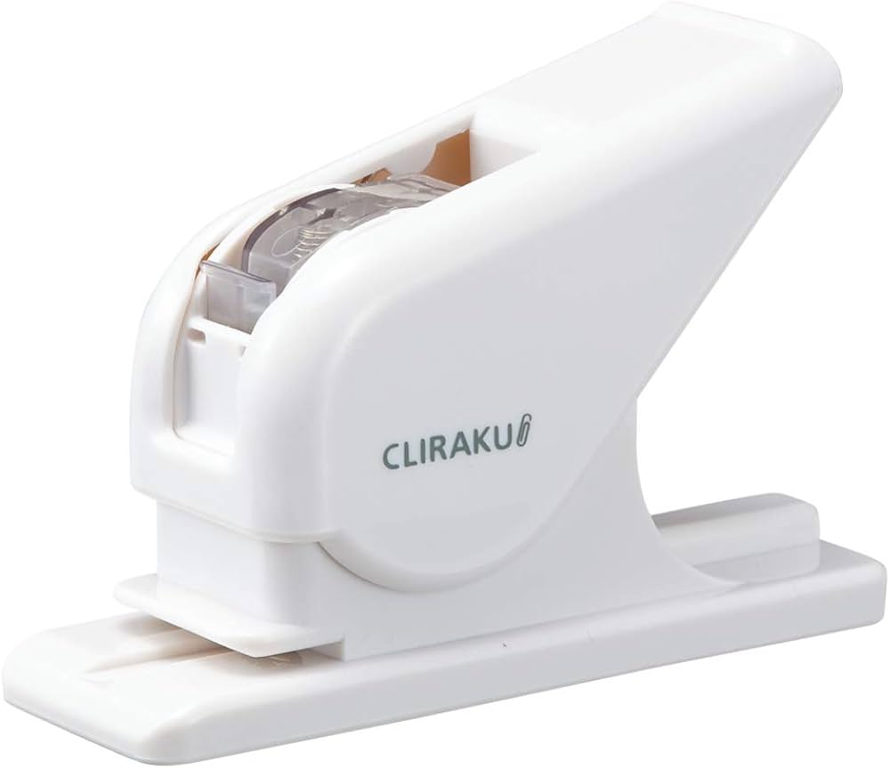 Amazon | リヒトラブ ゼムクリップ とめ機 クリラーク 白 M22-0