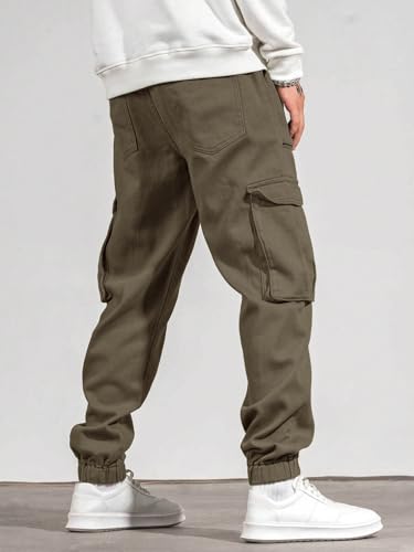 Image of Noble Monk Cargo for Men || Cotton Cargo Pant || Stylish Multi-Pocket Casual Trousers for Men