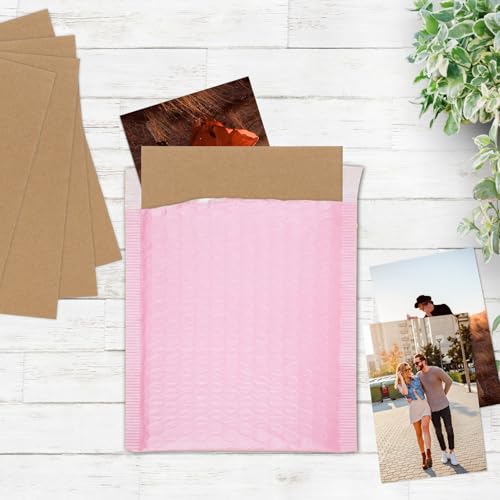 Image of RLAVBL 50 Pack 9x12 Corrugated Cardboard Sheets, Flat Cardboard Inserts for Shipping, Mailing, Packing, DIY Crafts