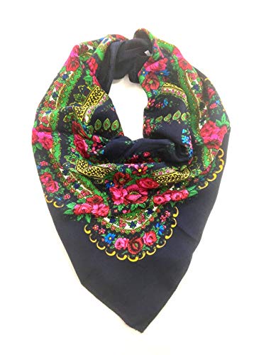 Traditional Polish Folk Head Scarf - Cotton Collection