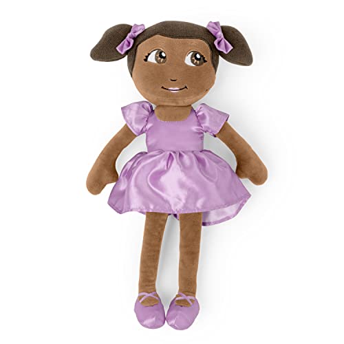 Image of Little Muffincakes Zhara Plush Doll, Ballerina, Pink, Soft Fabrics, for Ages Newborn & Up