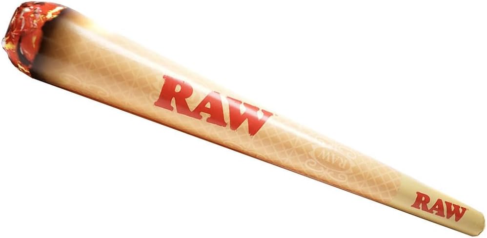 RAW Natural Rolling Papers - Hanging Inflatable Cone Joint RAW