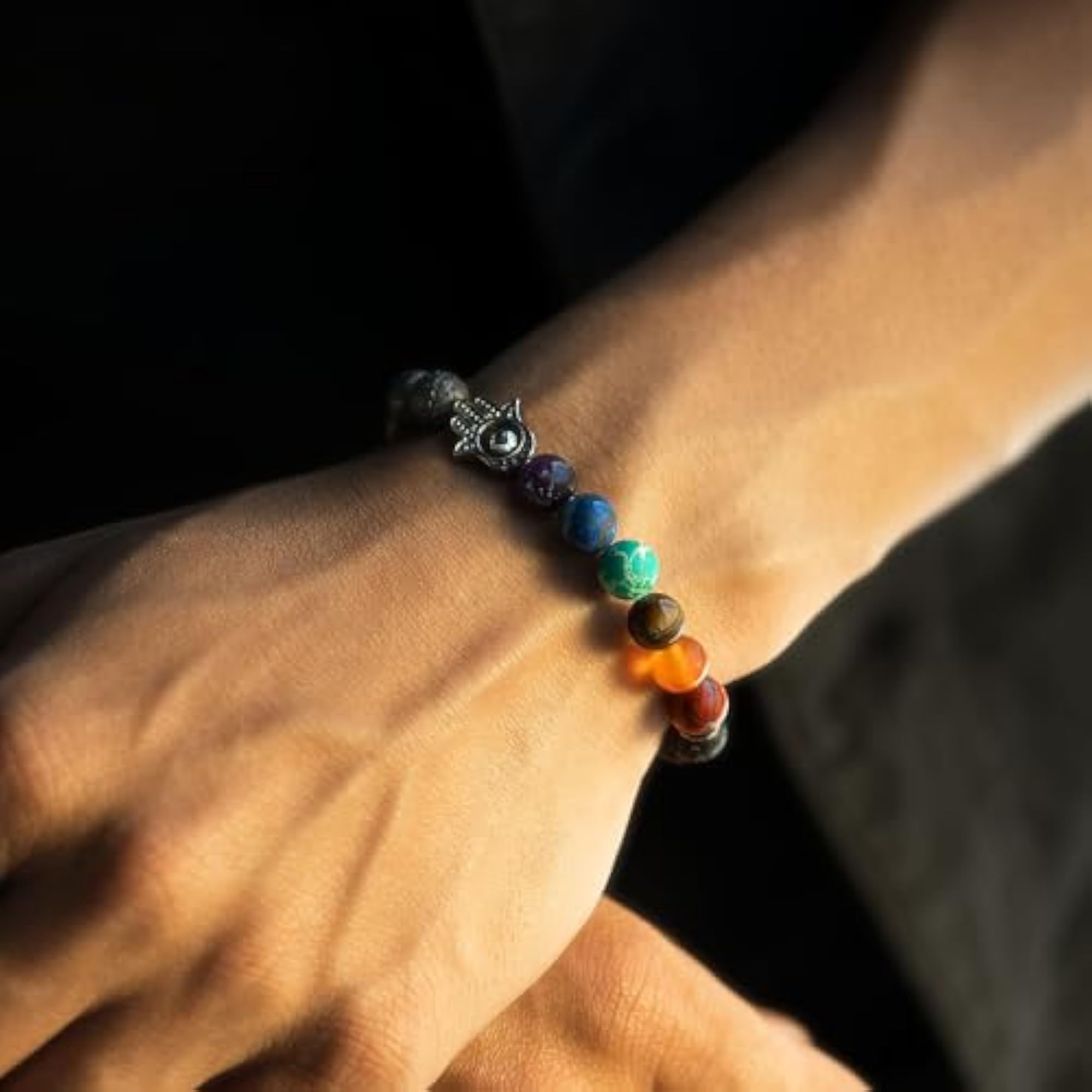 7 Chakra Healing Bracelet with Magsnap Closure, Spiritual Gift