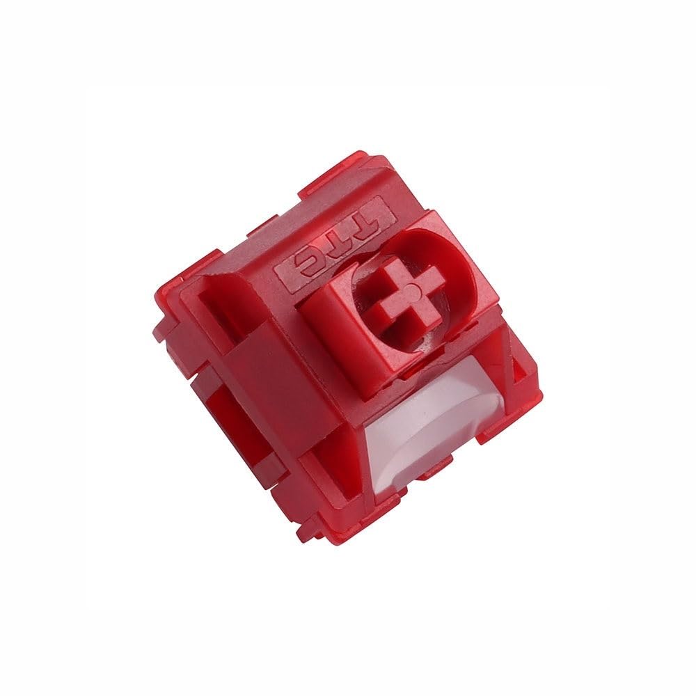 TTC Flame Red V2 Switch, Commutateur De Clavier Mécanique Pré-lubrifié Linéaire Crémeux(110PCS)