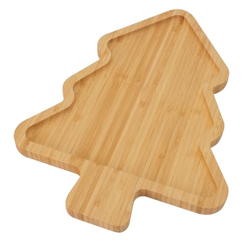 TJ POP Kleine Bambus Weihnachtsbaum Servierplatte...