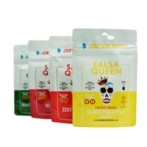 Salsa Queen Gourmet Freeze-Dried Salsa Variety Pack | Fresh Ingredients