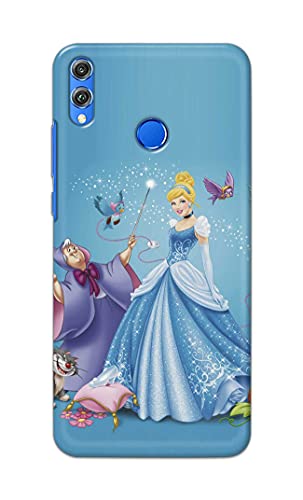 Image of Famous Cartoon Lady Character Hard Back Case Cover for Honor 8X, JSN-L11, JSN-L21, JSN-L22, JSN-L23 Back Cover -(J5) VNS2224