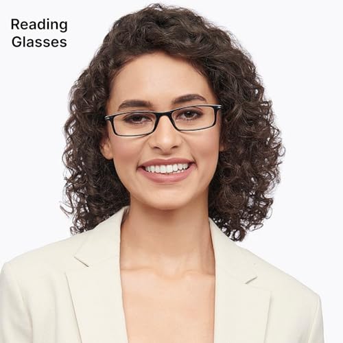 Image of Lenskart Reading Glasses | Men & Women | Rectangular Full Rim | + 1 Power | LR E13701