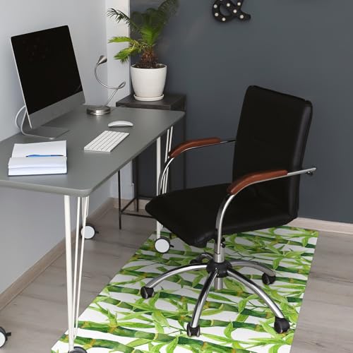Tapis de chaise de bureau rectangulaire 120x90 protecteur de sol en PVC résistant - 5