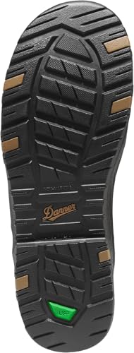 Image of Danner Caliper 6 inch Waterproof Work Boots for Men - Full-Grain Leather with Breathable Danner Dry Lining, Memory Foam Footbed & Non Slip Heel Outsole