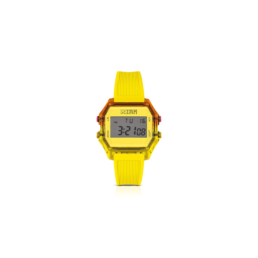 I AM Orologio per Uomo Digitale Al quarzo con cinturino Silicone IAM-KIT529