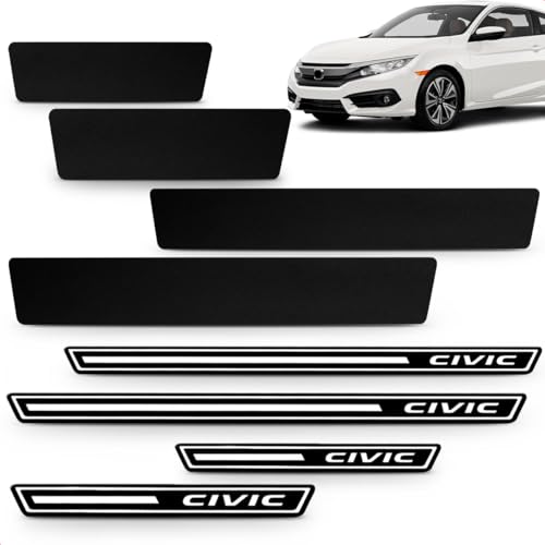 Soleira Adesiva Elegance Civic 2017 2018 2019 2020 2021 2022 4 Portas