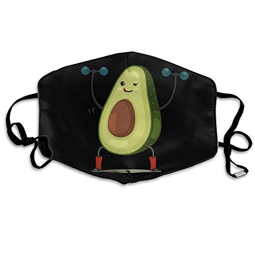 Gewichtheben Avocado Gesichtsschutz Mundschutz