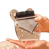 Transparentes Kalimba 17 Key Finger Klavier Musikinstrument