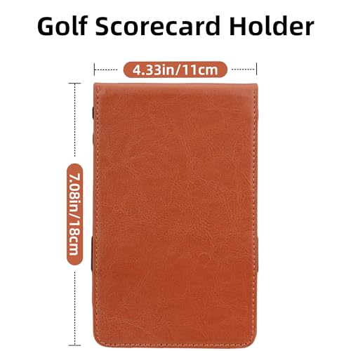 QSYZAIL PU Leather Scorecard Holder