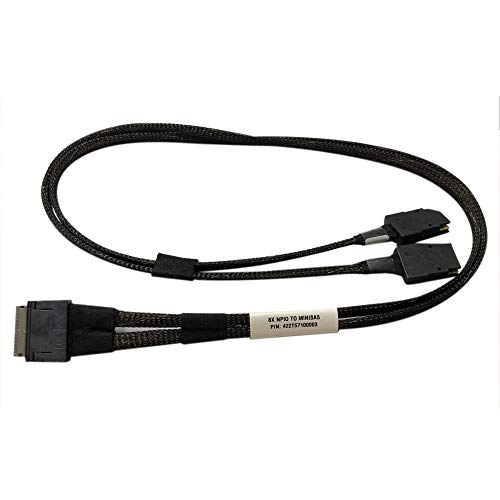 Câble Mini SAS Gintai 422T57100003 8X NPIO STR Dual 4X 700mm pour serveur