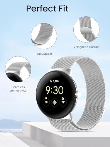 Correa para Google Pixel Watch 4 41mm Acero Inoxidable miniatura 2