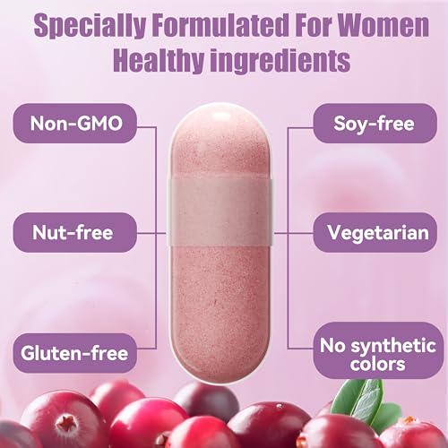 Image of Vaginal Probiotics for Women Female,Promotes Ph Balance,Healthy Vaginal Odor & Flora,Urinary Tract Health with Prebiotics & Lactobacillus Probiotic Blend 30 Billion CFU,60 Capsules