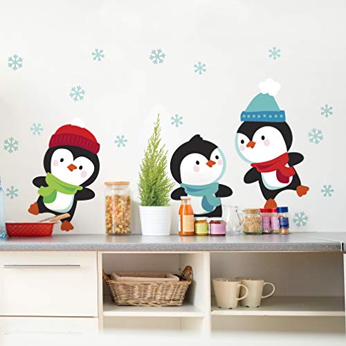 Vinilos Decorativos de Navidad Penguin Stack 65 Unidades miniatura 3