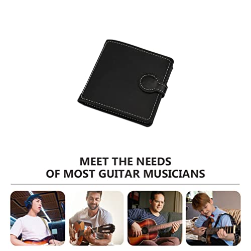 EXCEART Guitar Picks Plectrum Armazenamento Saco: Mini Portátil Ukulele Picks Organizer Bolsa Música