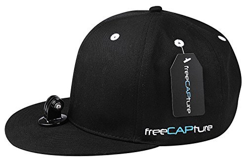 Hat Compatible with Removable GoPro Mounts - Hero Action Camcorder HD Edition - Go Pro 4 Silver, 3 + Black, 2 White, 1- Helmet Accessory Strap Caps Harness Studio Accessories