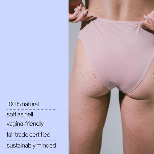 ODDO BODY 100% Organic Cotton Mid-Rise French Cut - Soft, Fair-trade, Breathable Pima Cotton Underwear for Everyday Comfort3