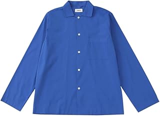 [TEKLA] テクラ パジャマ 長袖シャツ Sサイズ ダークブルー ROYAL BLUE SWT-RBS [並行輸入品]