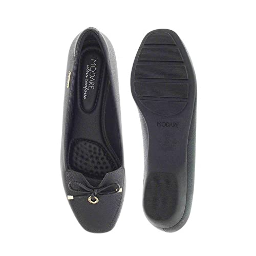 Sapatilha Casual Modare Feminino, PRETO,37