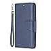 Produktbild Bear Village® Hülle für Huawei Honor 6C, PU Premium Leder Flip Handyhülle, Schutzhülle mit Ständer Funktion und Card Holder, Blau