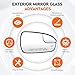 Youxmoto Passenger Right Side Heated Mirror Glass Replacement, Fit for Ford Fusion 2013 2014 2015 2016 2017 2018 2019 2020 Side View Convex Mirror Glass, Fit for DS7Z17K707B DS7Z-17K707-B