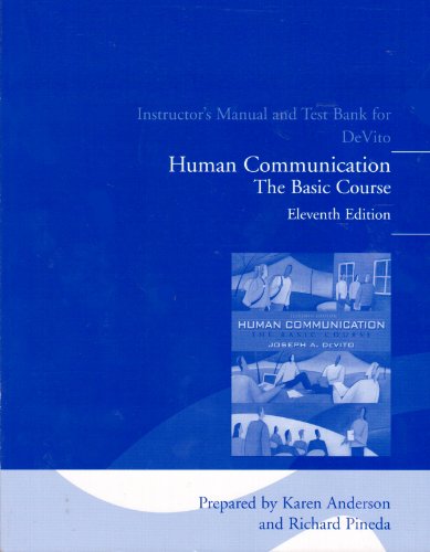 Human Communication: The Basic Course 0205611273 Book Cover