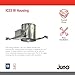 Juno 6 Inch Incandescent Ceiling Light Housing for New Construction, IC Rated Recessed Light, Floating Socket, Damp Location UL Listed Can Lighting, Includes Push-in Electrical Connectors