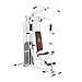 KLAR FIT Ultimate Gym Power - Palestra Multifunzione, Stazione Multifunzione Palestra, Palestra in Casa Multifunzione, Power Station per Allenamento Completo, con Pesi, 30 Esercizi, Bianco
