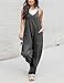 Springrain Womens Baggy Summer Jumpsuits Casual Jumpers for Women Stretchy Jumpsuit with Pockets(DarkGrey-S)
