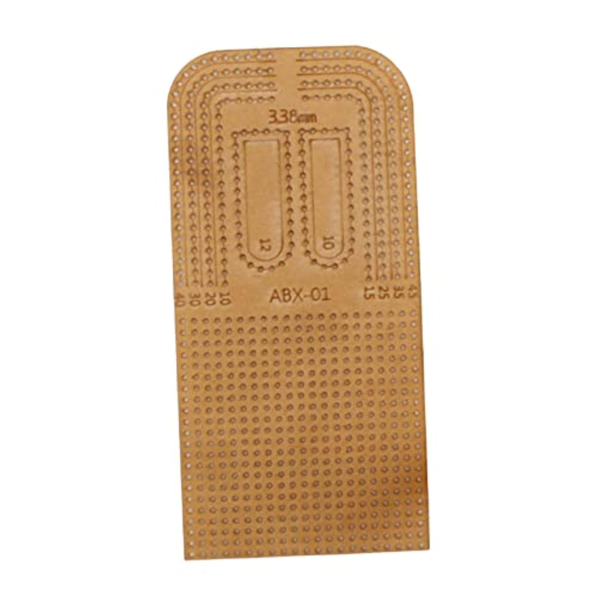 Leather Craft Punching Ruler Transparent Acrylic Template