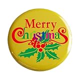 クリスマス缶バッジ【かわいい プレゼント】 (E)